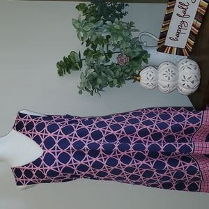 Julie Brown Geometric Slip Dress